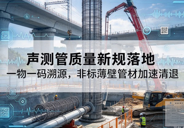 平城声测管质量新规落地，一物一码溯源，非标薄壁管材加速清退